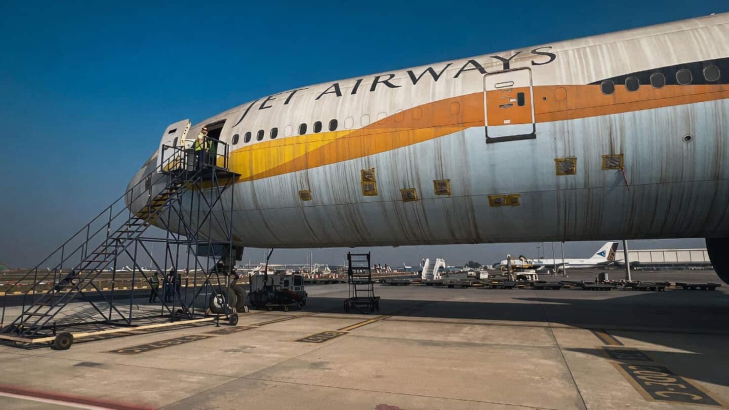 Jet Airways's liquidation was upheld in late 2024; its remaining assets are being auctioned through July 2026
