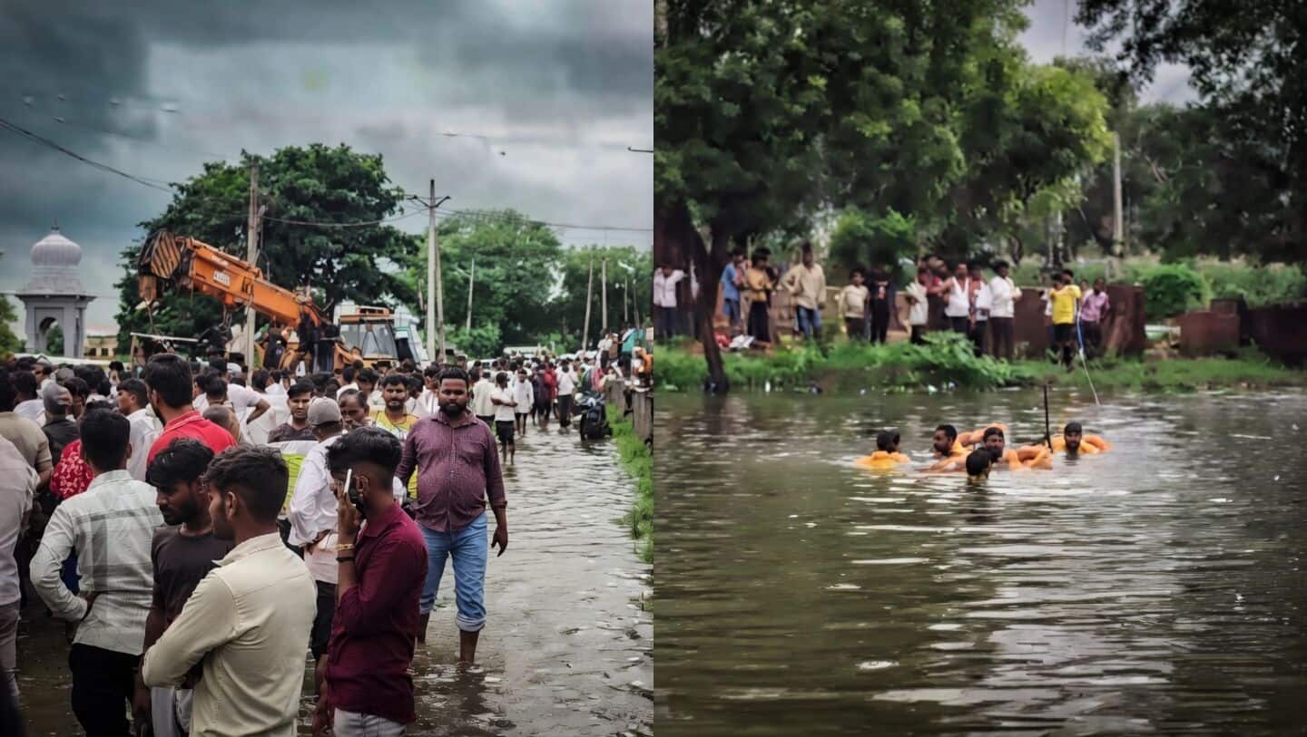 Eco van plunges into pond in Dholpur Rajasthan, 4 dead