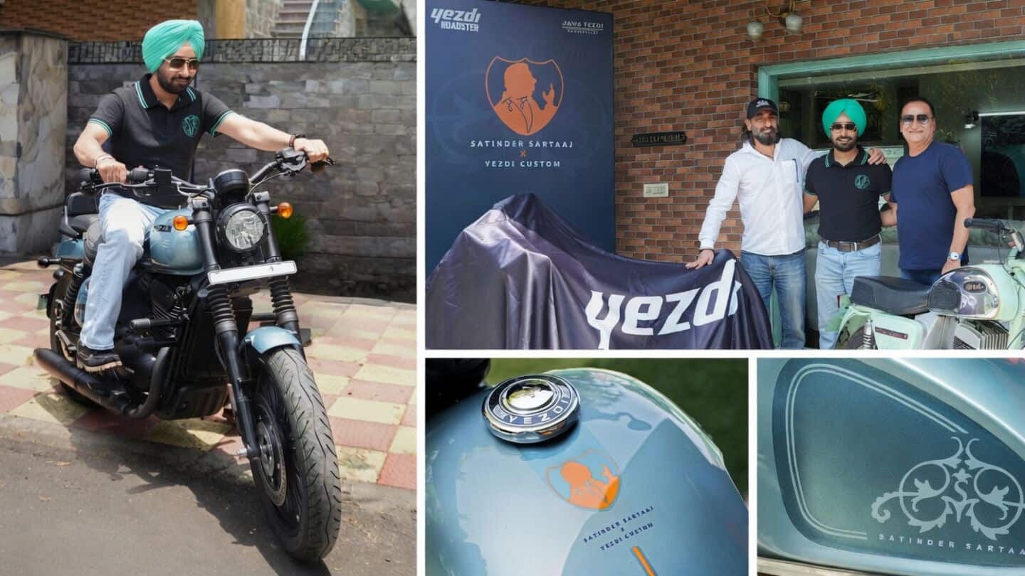 सतिंदर सरताज ने खरीदी येज्दी, यह&nbsp;मोटर गाड़ी देख उड़ जाएंगे आपके होश