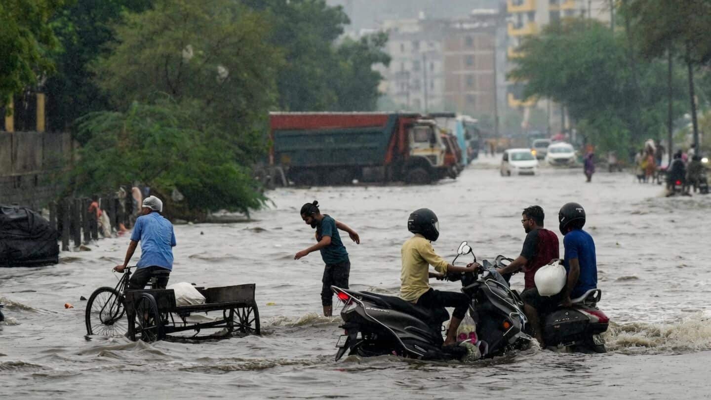 Southern Gujarat under red alert as Delhi sees rain