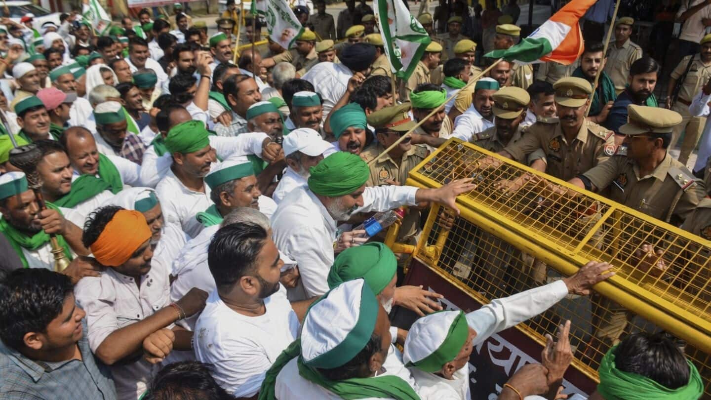 Police stop farmers heading to Delhi for CJP, sit-in follows