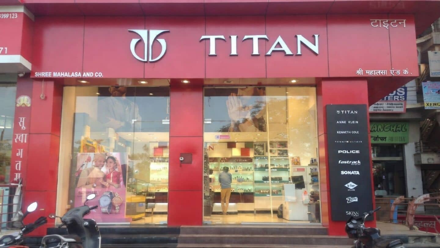Titan shares rise over 4% on Q4 46% consumer growth