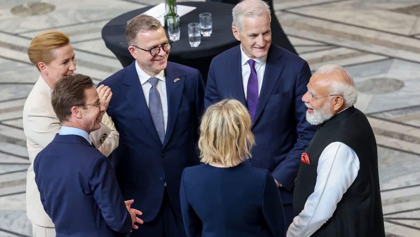 PM Modi meets Nordic leaders, launches Mission LIFE renewable partnership
