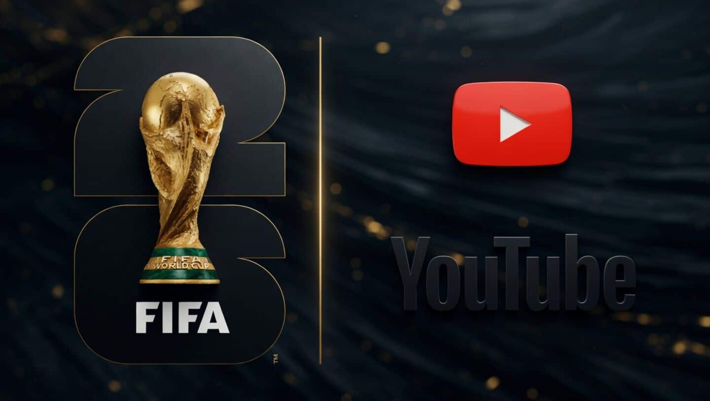 YouTube will stream parts of the 2026 FIFA World Cup