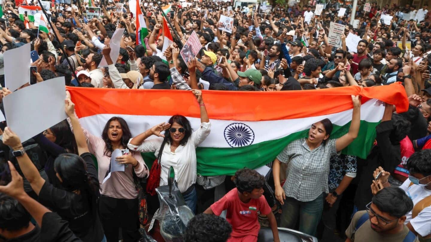 Anthem at Cockroach Janta Party led protest drives NEET accountability
