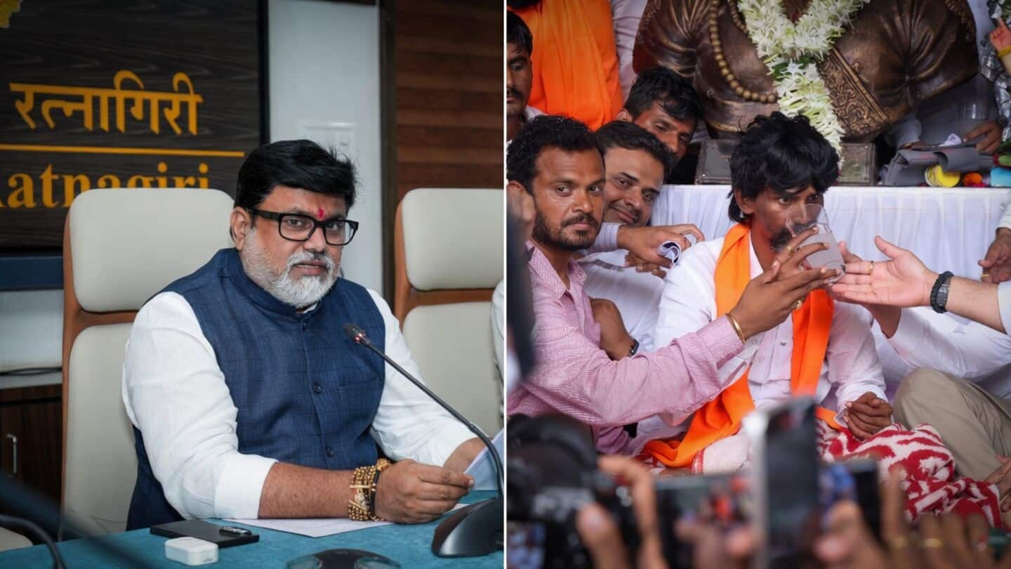 Manoj Jarange Patil ends hunger strike after Uday Samant intervened