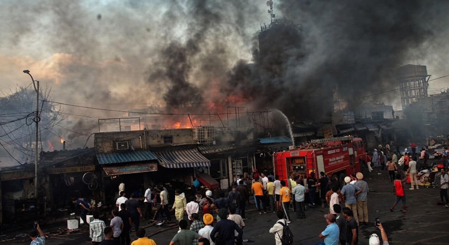 Fire at Amritsar Rambagh market kills disabled shopkeeper Khareti Lal