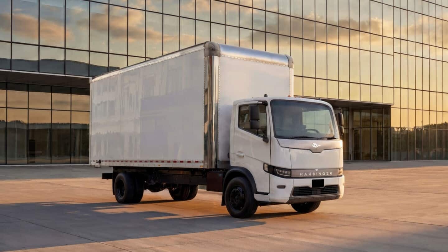 Harbinger's hybrid work truck can run tools while parked