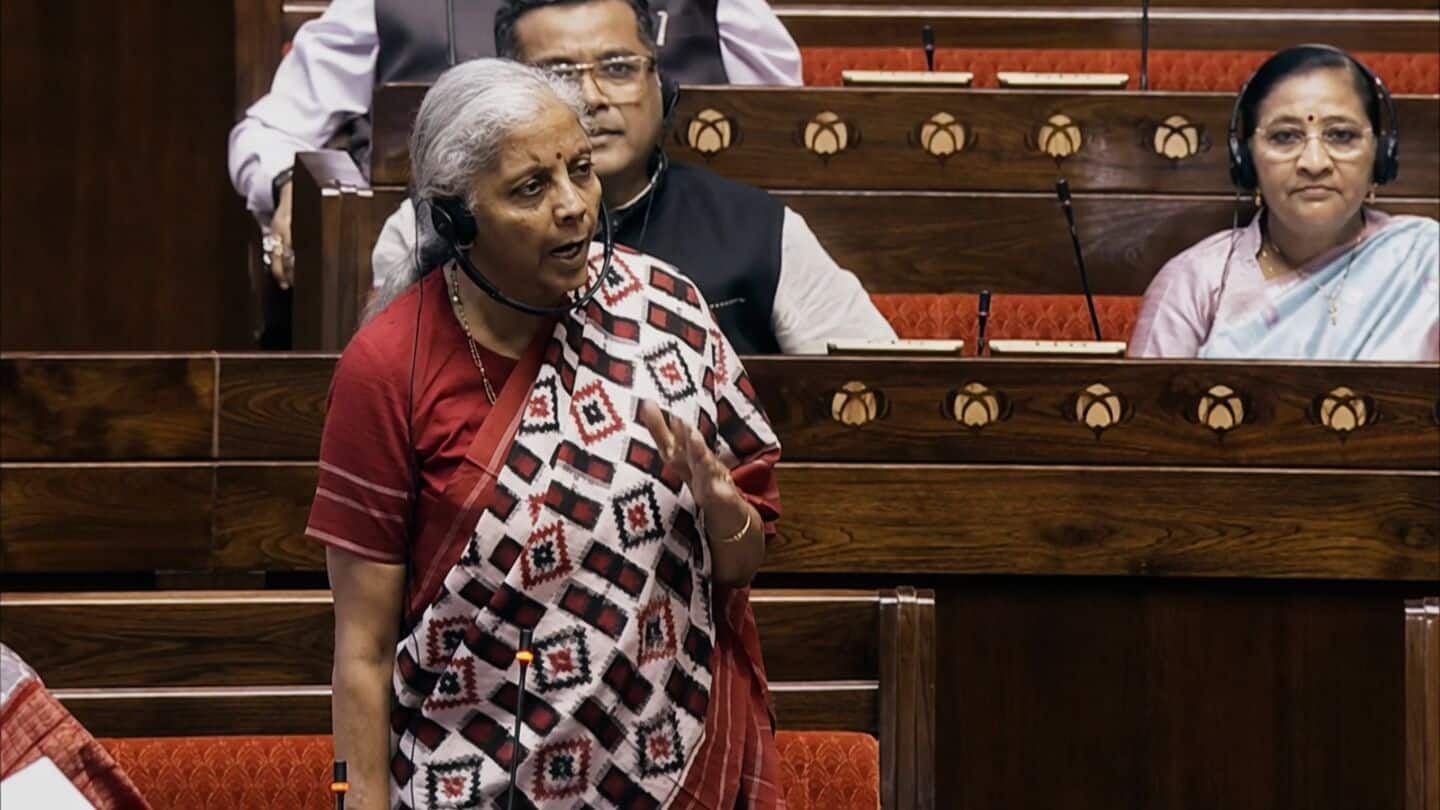 Finance Minister Nirmala Sitharaman tables taxation bill in Lok Sabha