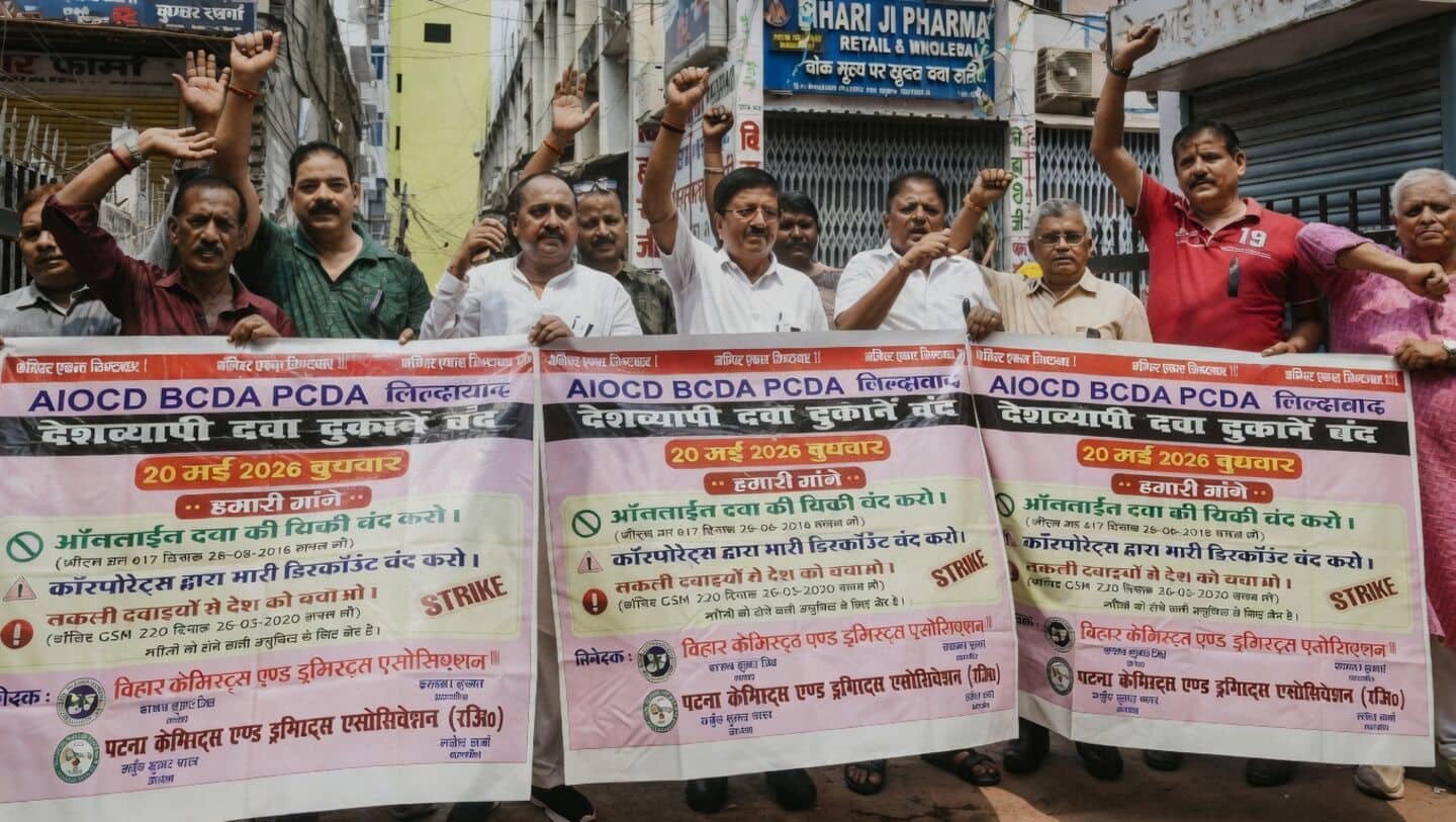 Around 40,000 Tamil Nadu pharmacies closed in nationwide strike