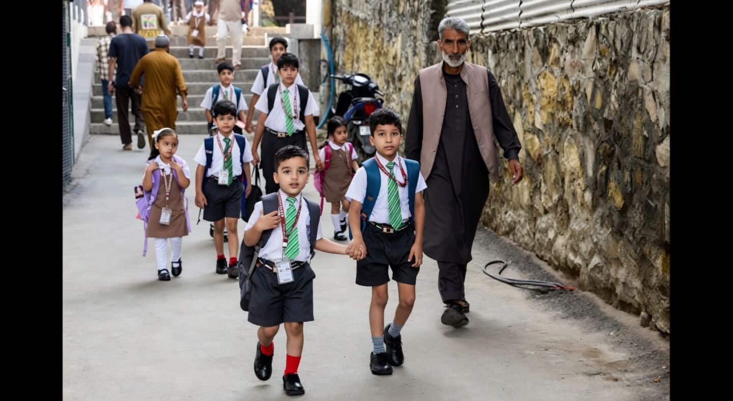 Kashmir schools reopen after 21-day break and 4-day rain delay