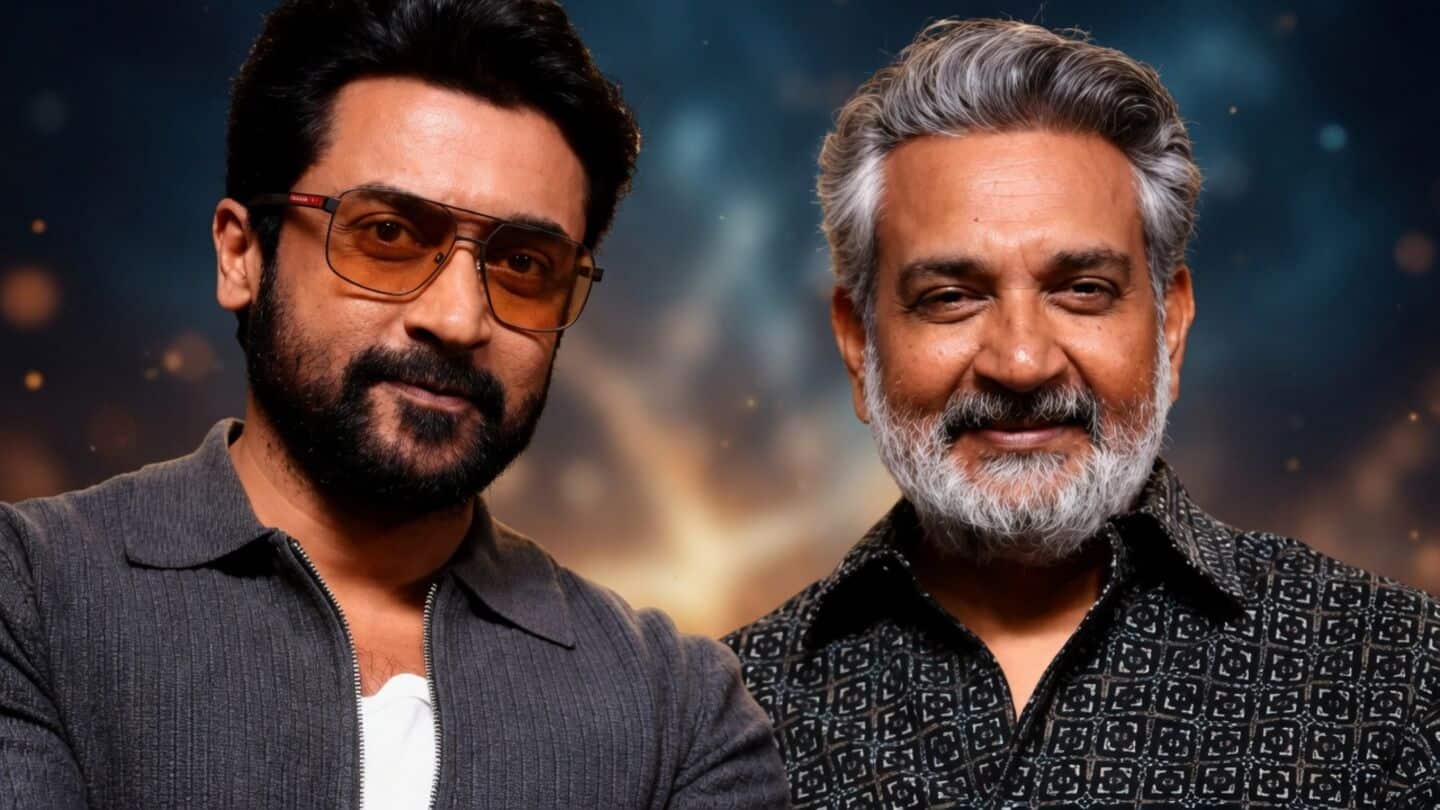 'Don't Trouble the Trouble' event: Rajamouli called Suriya collaboration special