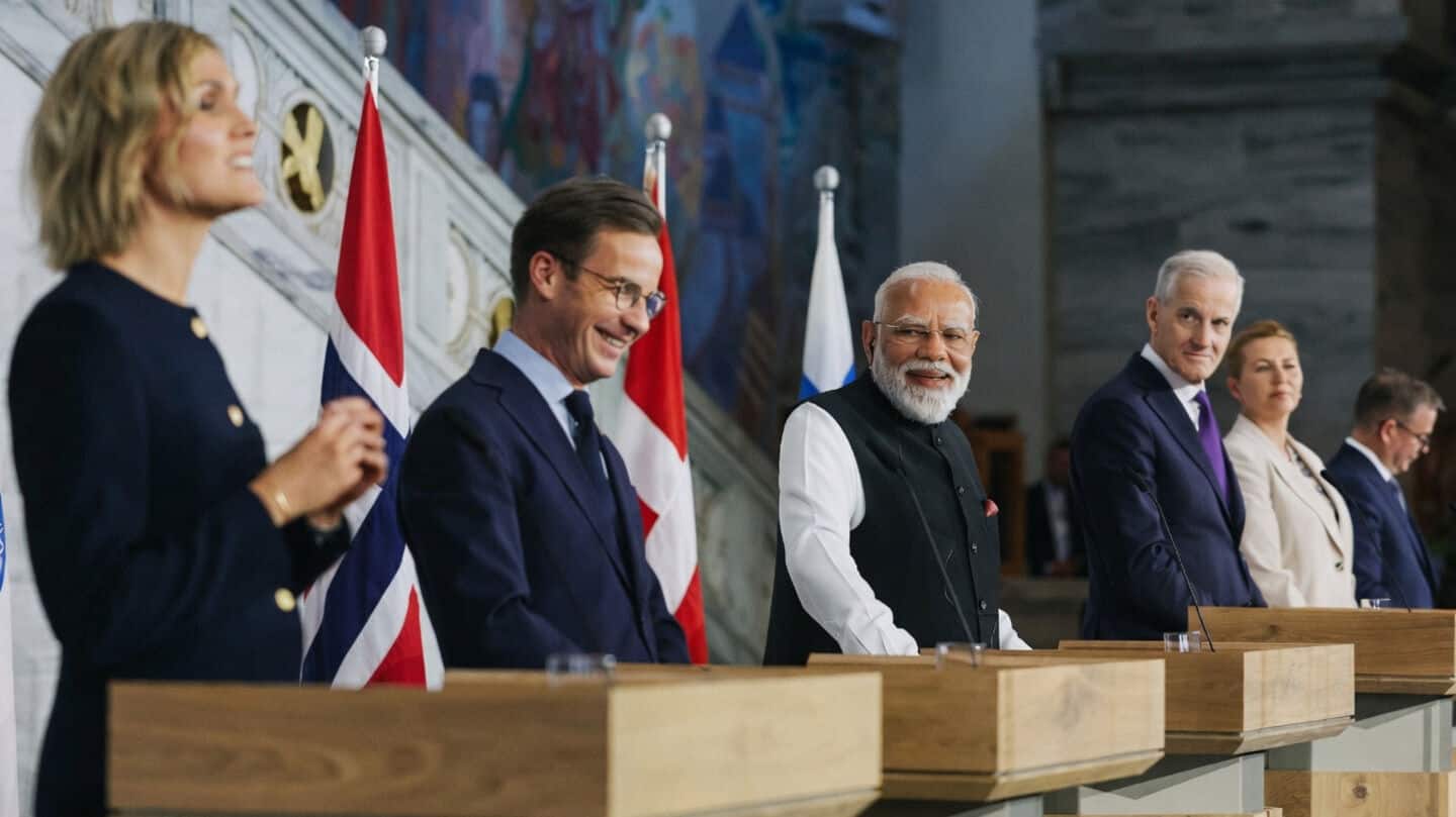 Modi highlights 'sambandh' similarities at India Nordic summit in Oslo