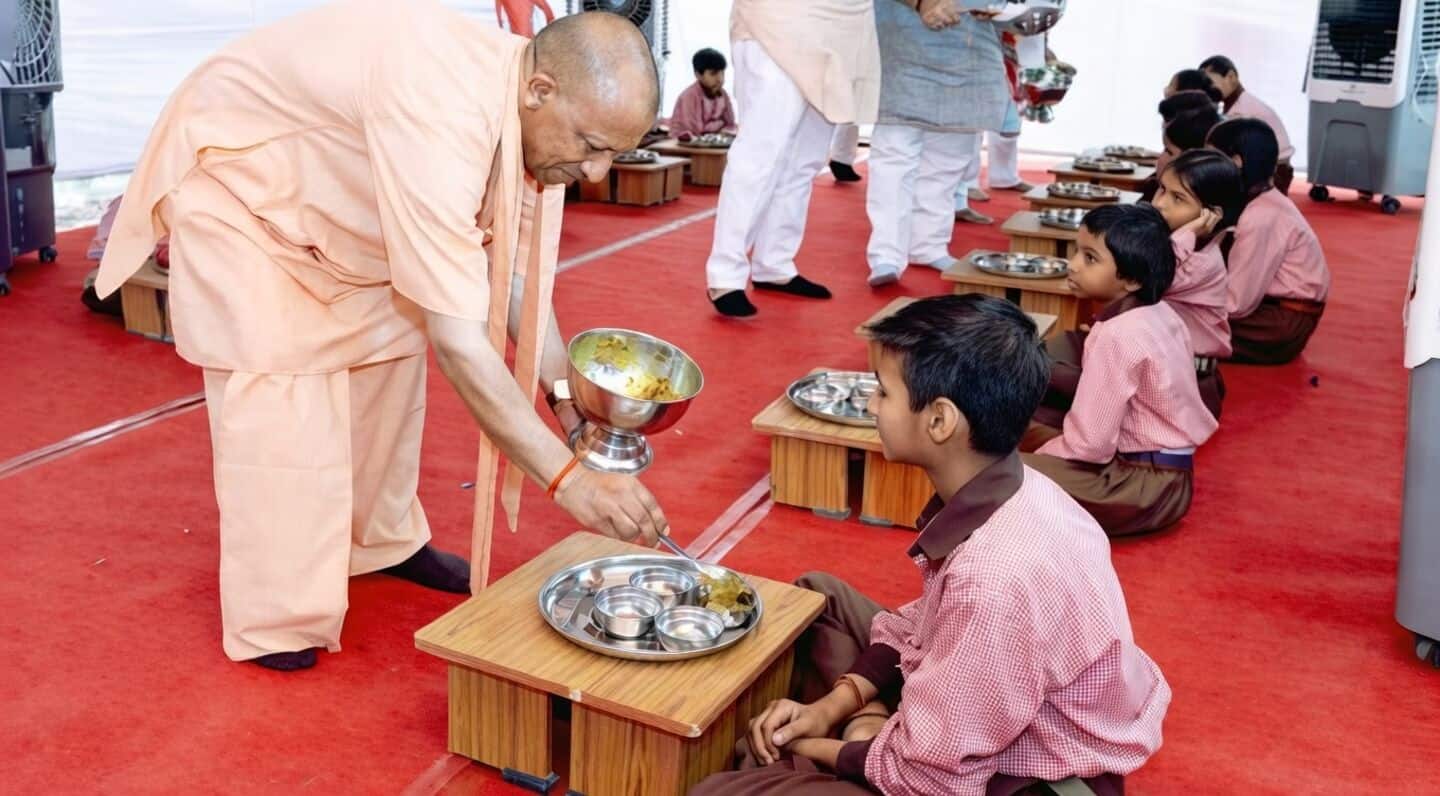 Yogi Adityanath launches 'School Chalo Abhiyan' in Varanasi, urging attendance