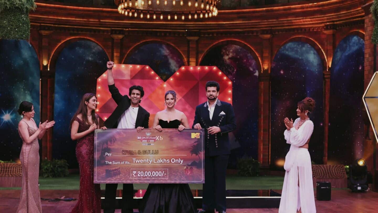 'Splitsvilla X6' winners Tanwar and Anu claim 20L prize