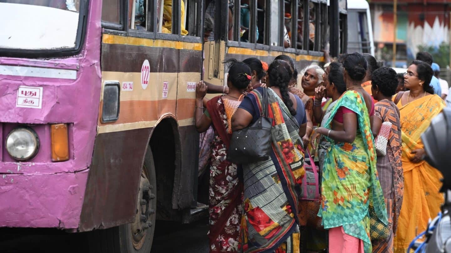 Tamil Nadu makes busses free for women statewide Oct 2