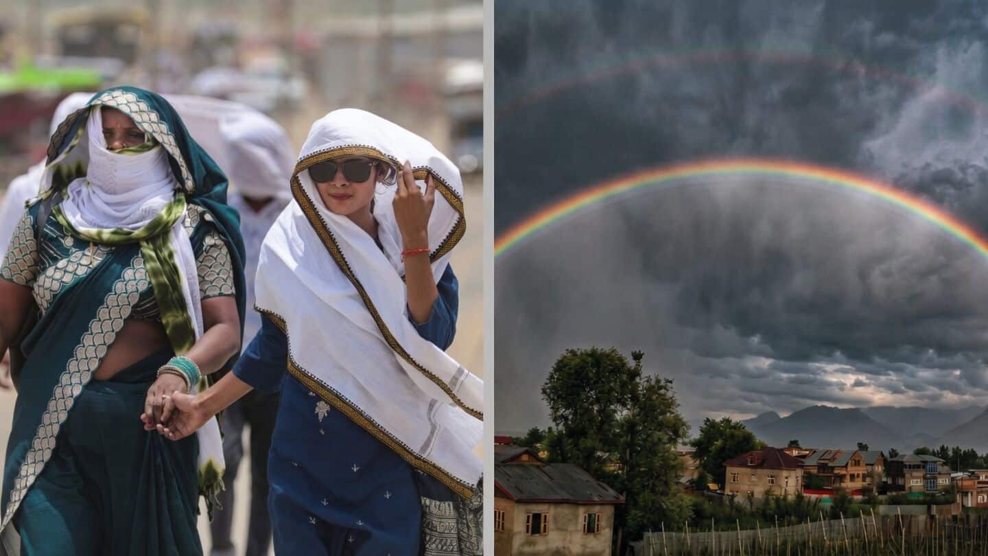 Mixed India weather forecast with northern storms and central heat