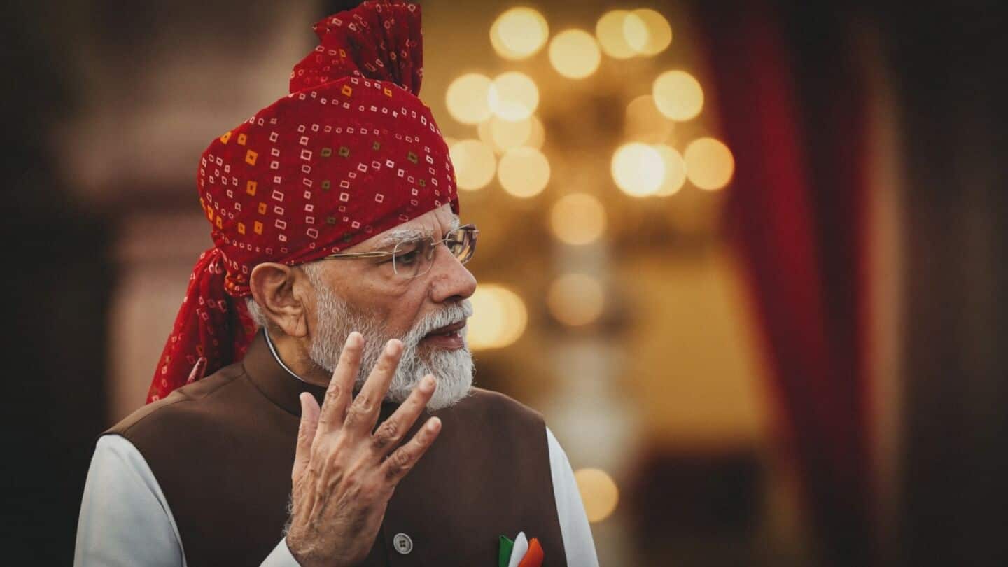 Narendra Modi in Independence Day speech credits decade of policies