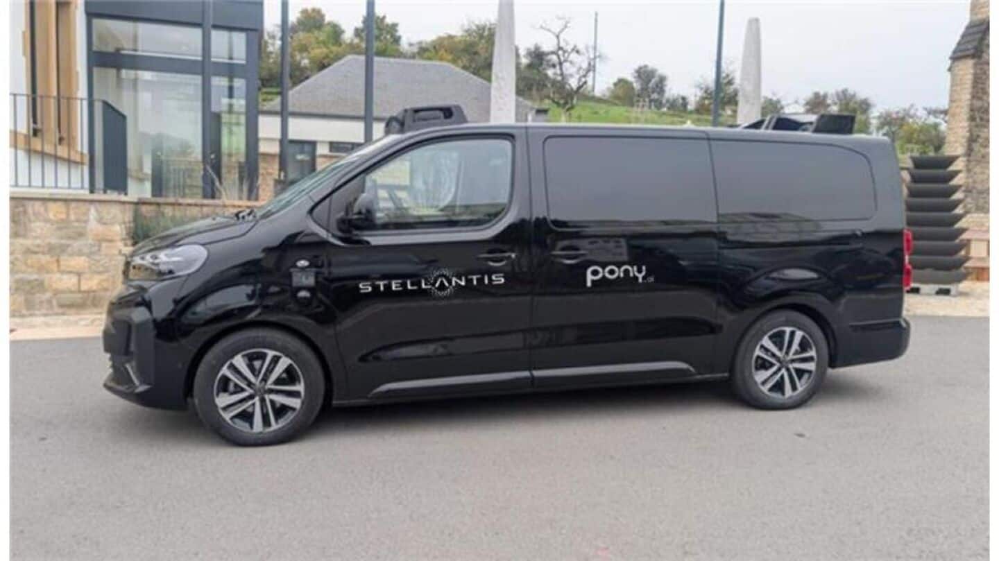 Stellantis and Pony.ai to launch self-driving taxis in Europe