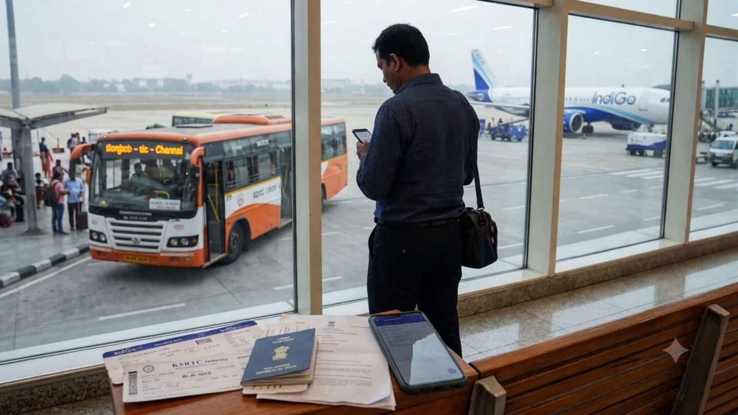 Andhra Pradesh man misses Delhi flight after Bengaluru bus detour