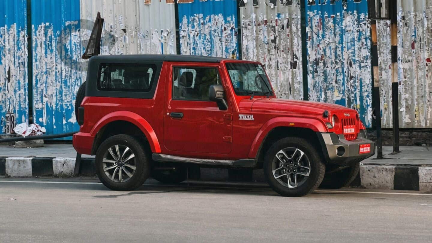 Mahindra Thar 3 door facelift spotted in Chennai retains mechanicals
