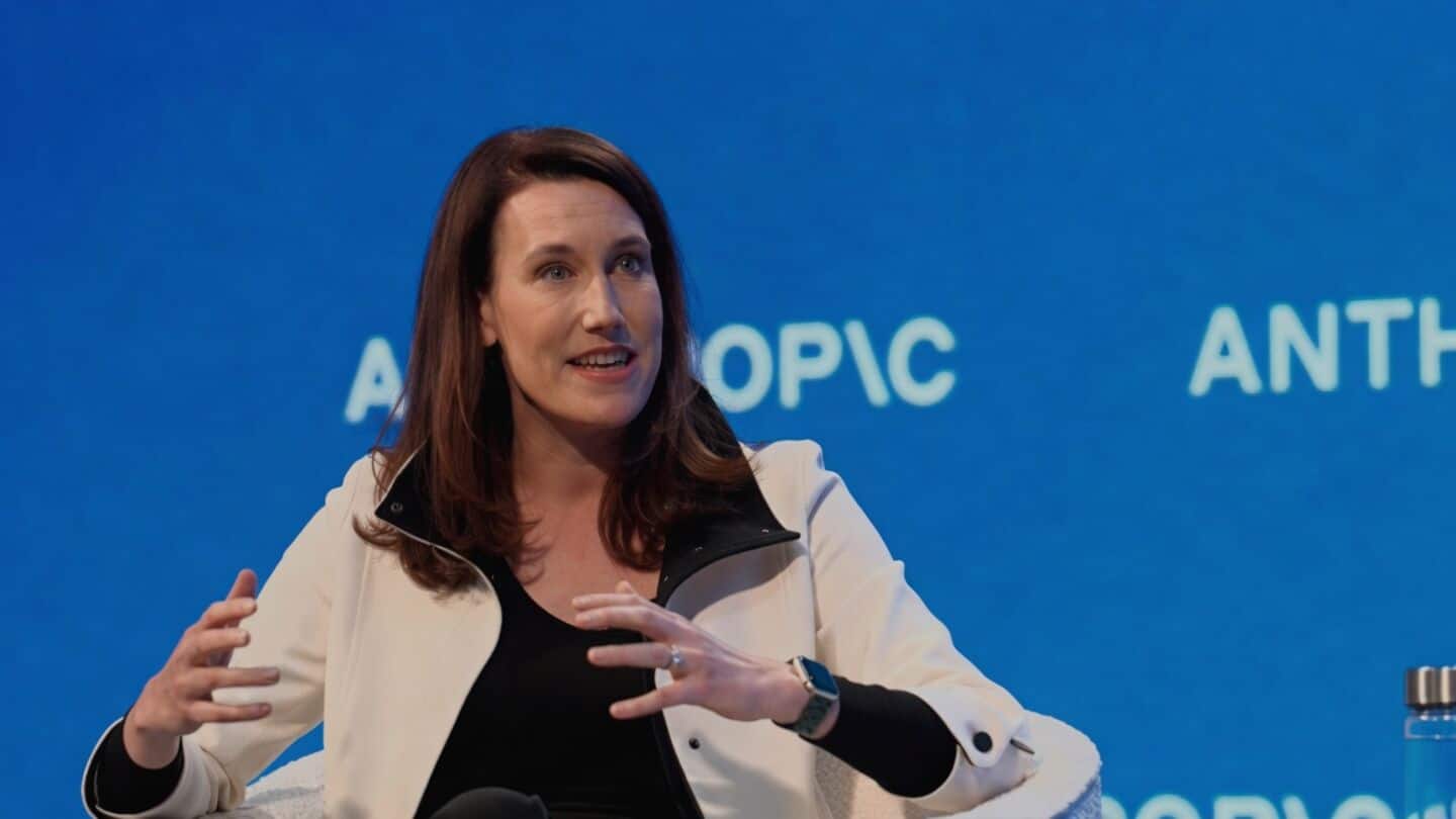 Anthropic policy chief Sarah Heck urges government regulation of AI