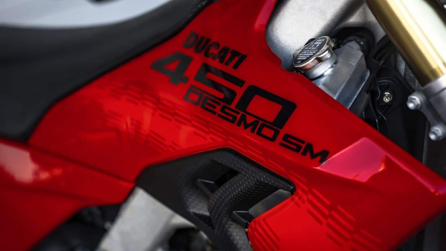 Ducati unveils Desmo450 SM its 1st purpose-built S1 GP supermoto