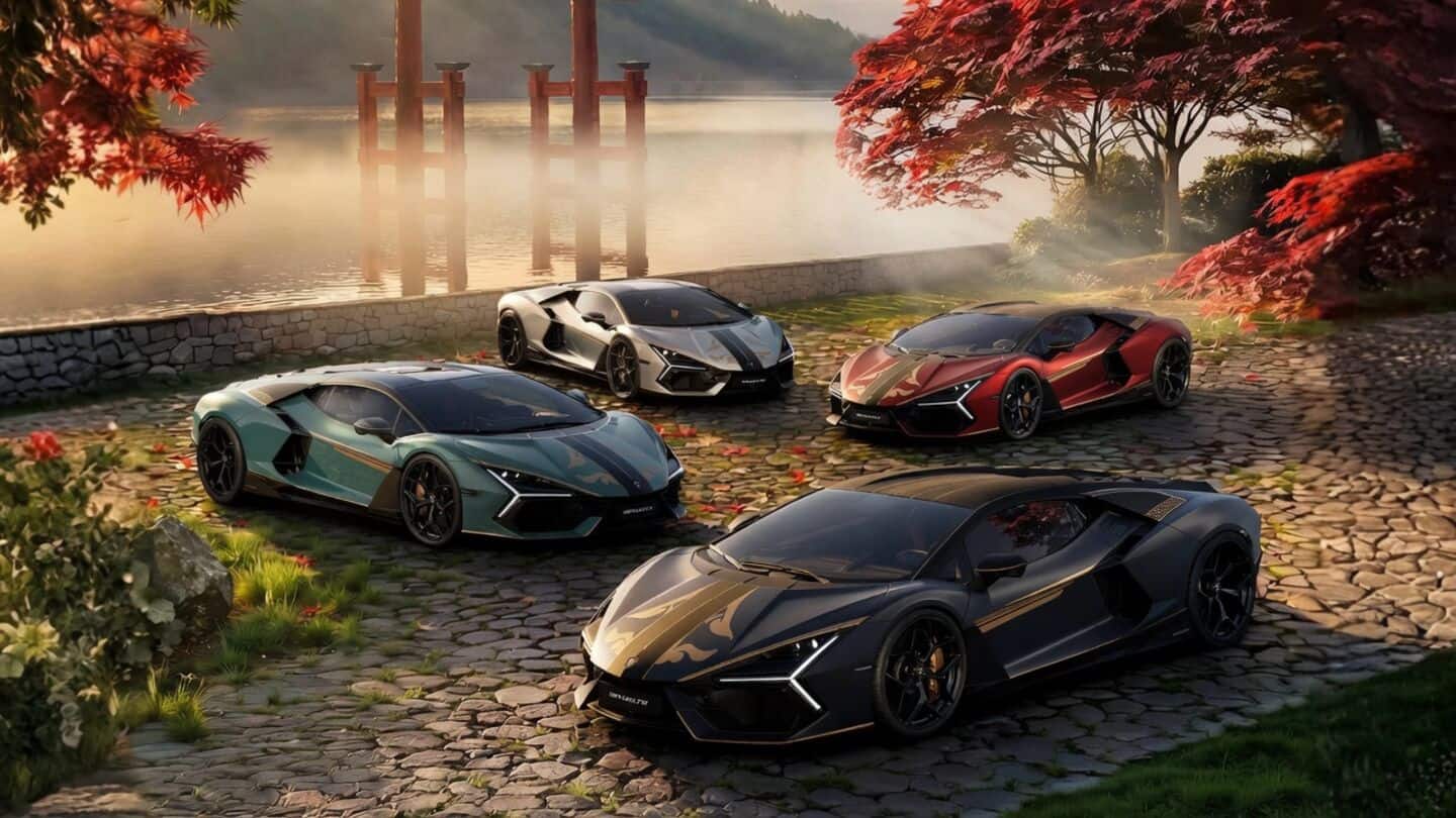 Lamborghini marks 25 years in Japan with samurai-inspired Revuelto Impavido