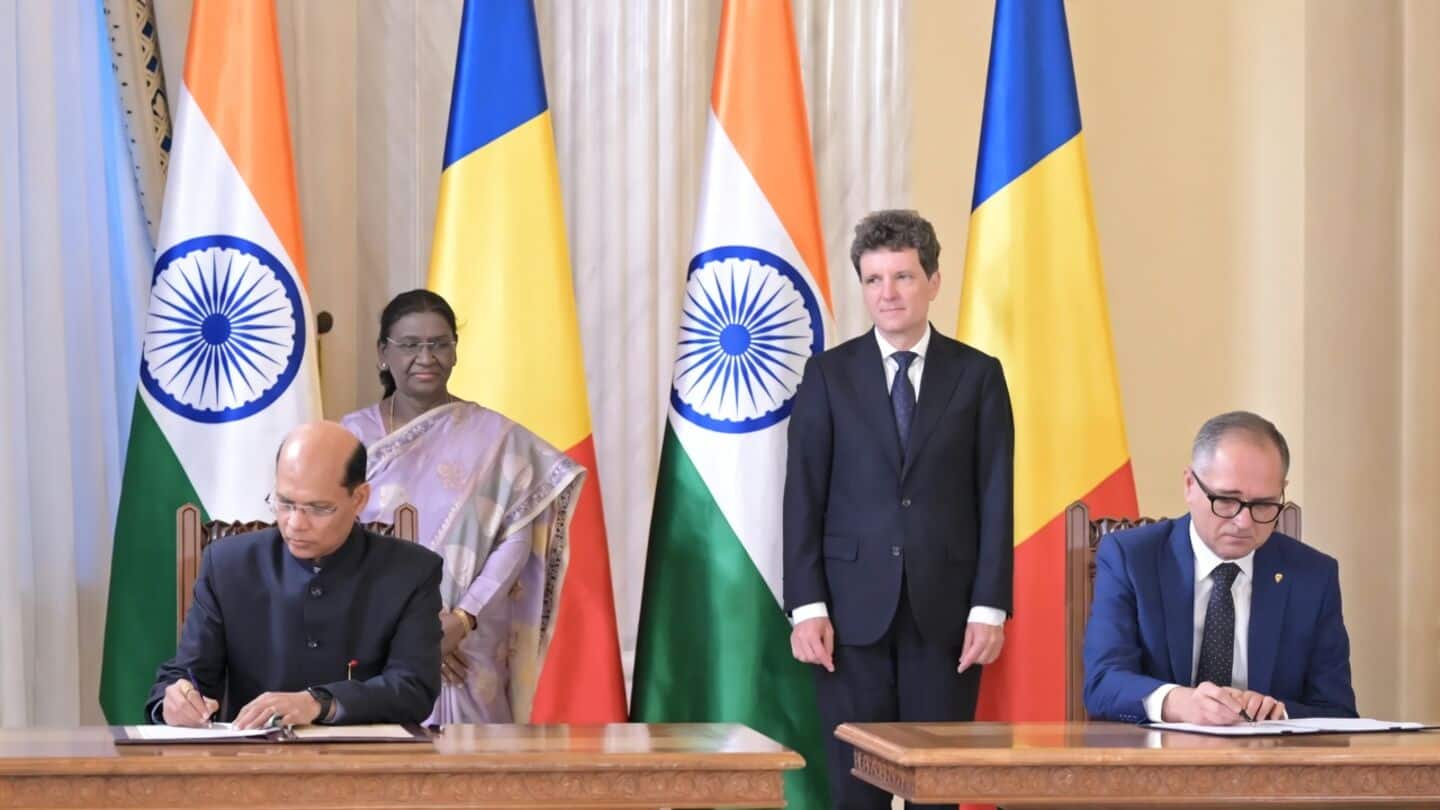 India and Romania agree to double trade, expand defense cooperation