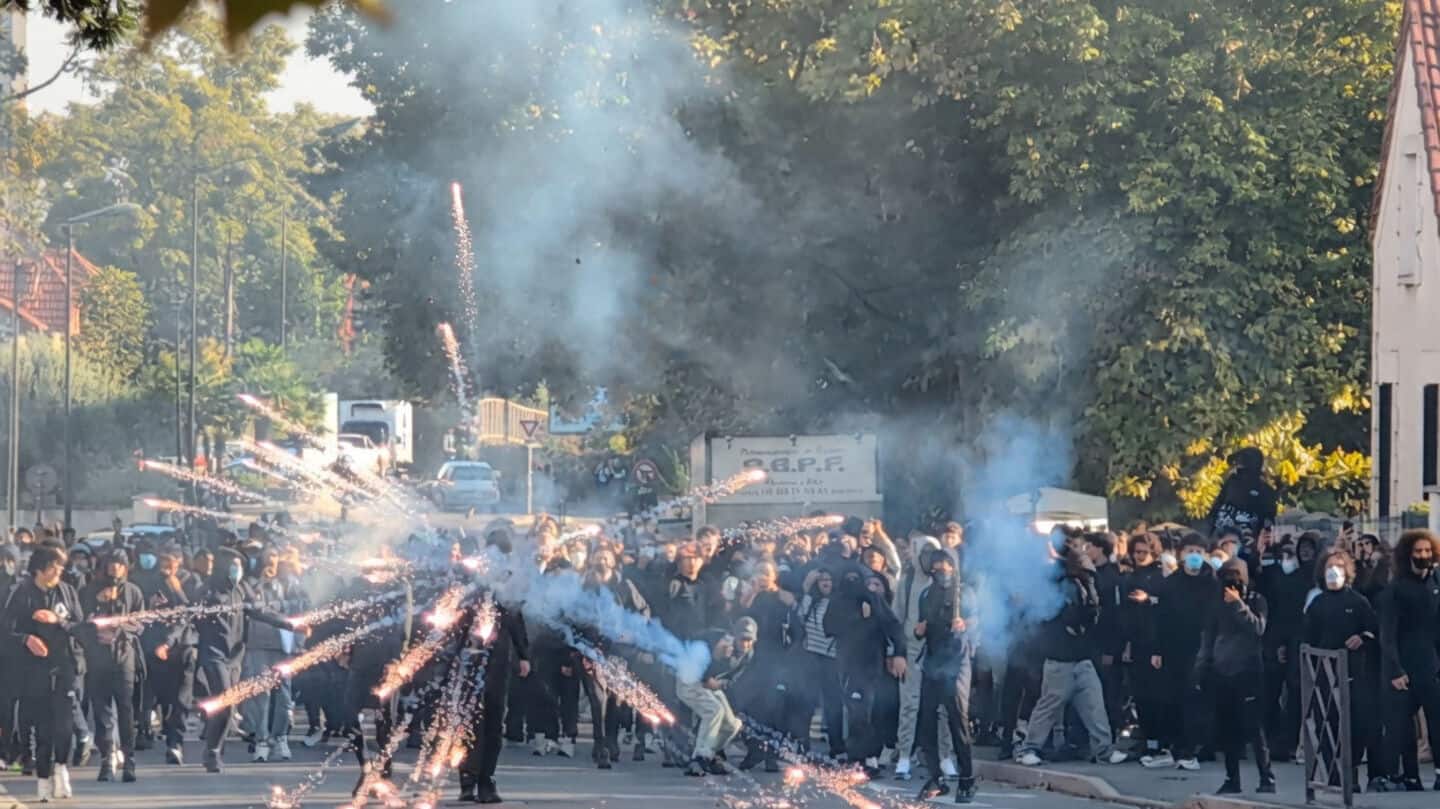 Student protests across France injure 1-year-old as 450,000 march