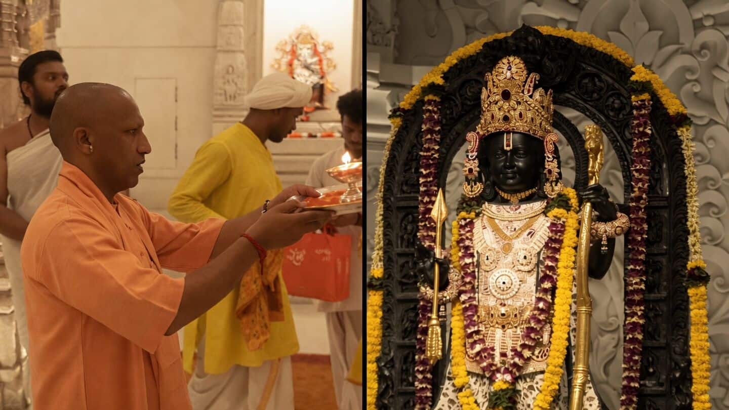 Yogi Adityanath visits Ayodhya amid Ram temple donation probe