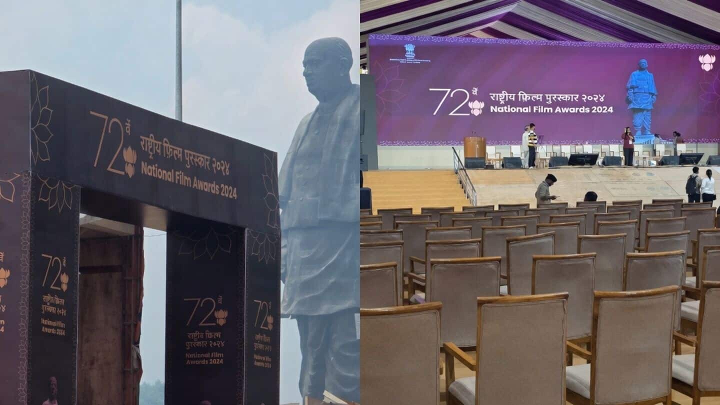 President Murmu presenting at 72nd National Film Awards Ekta Nagar