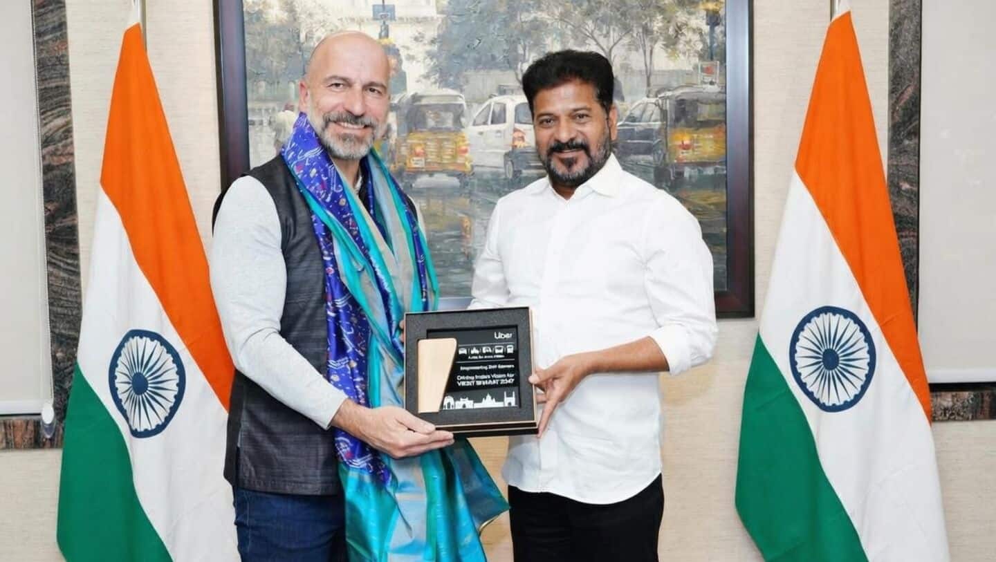 Uber plans Hyderabad CoE expansion as Khosrowshahi meets Reddy