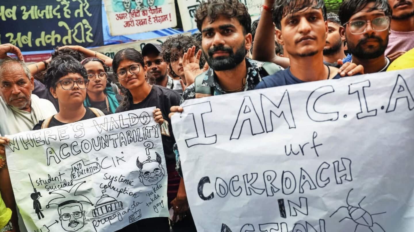 US silent as Delhi students protest CJP over jobs environment