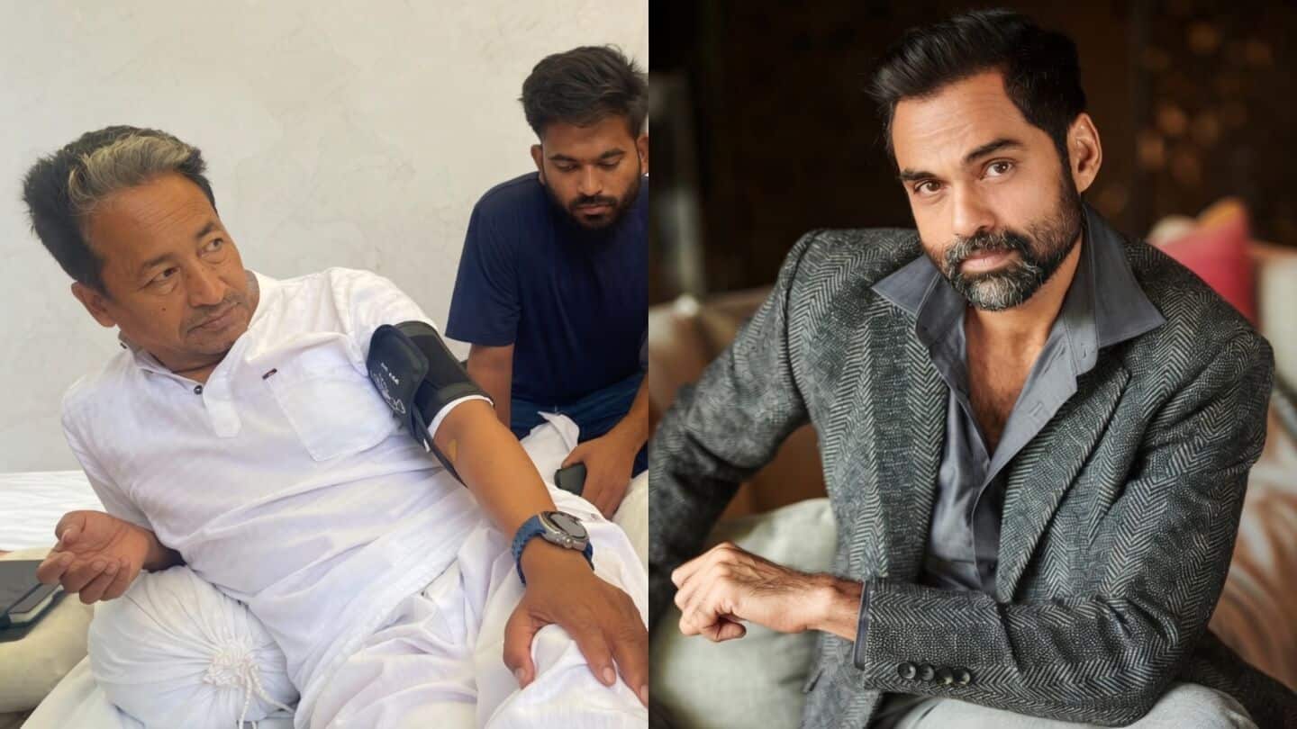 Deol and Aman support Wangchuk's Jantar Mantar hunger strike