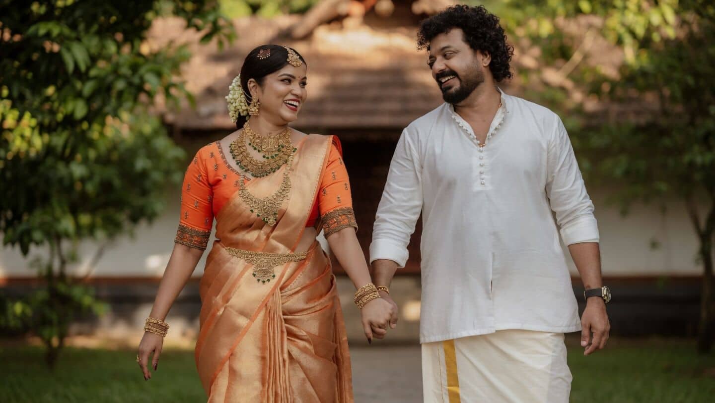 Nair and Mohan wed at Guruvayur Temple, share moments online
