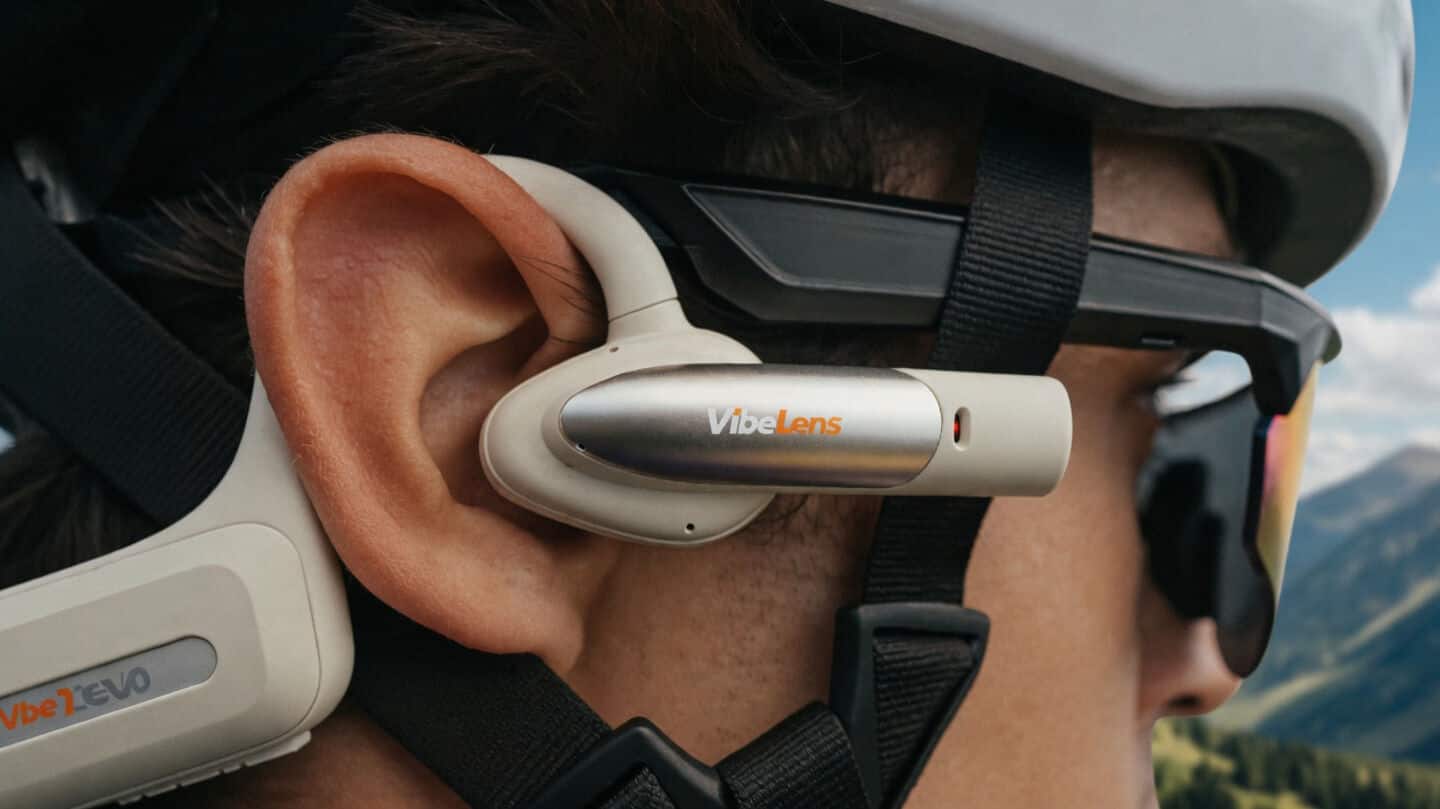 VibeLens is crowdfunding MusicCam Pro on Kickstarter waterproof 4K headset