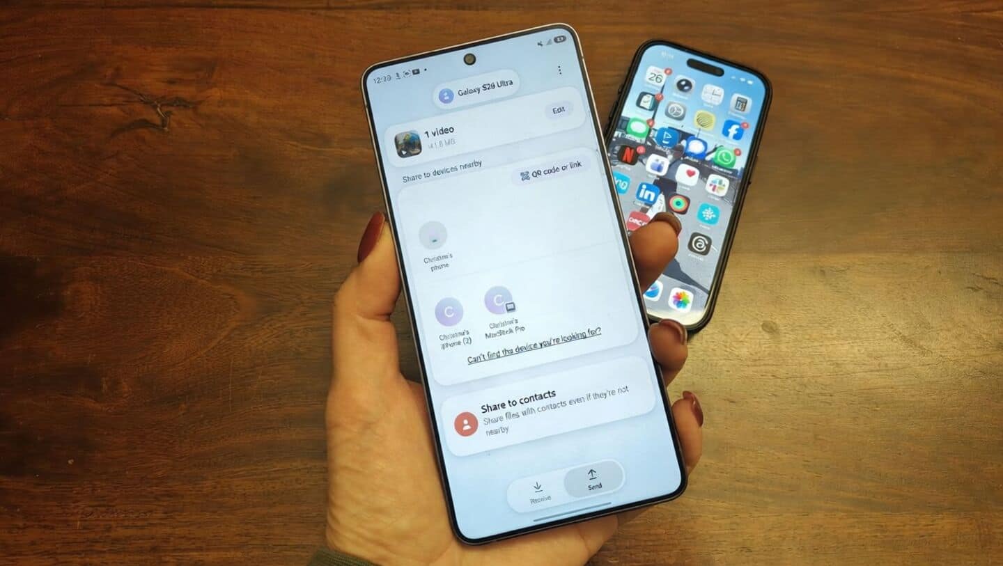 Samsung updates Galaxy S26 with AirDrop-style Quick Share across devices