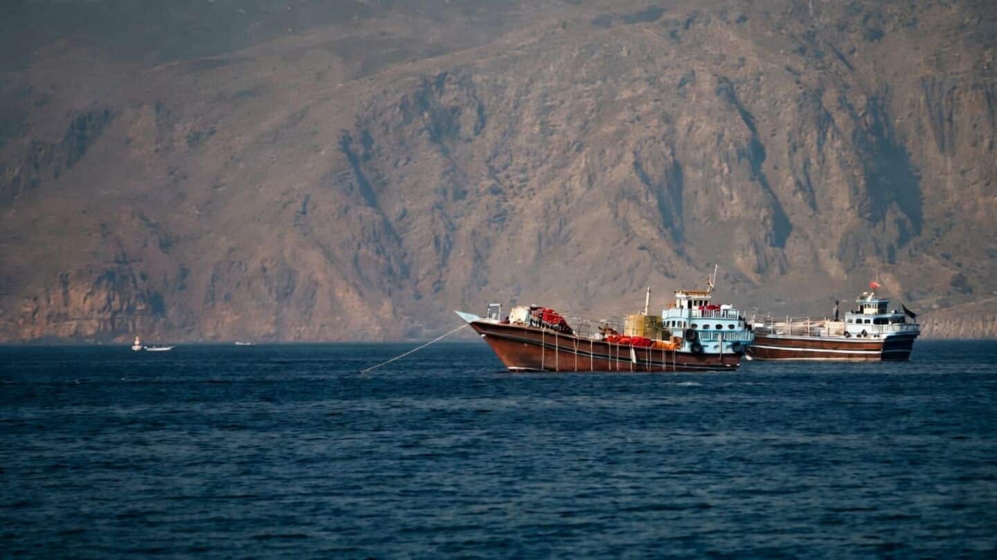 Iranian missiles hit tankers in Omani waters killing 1 Indian
