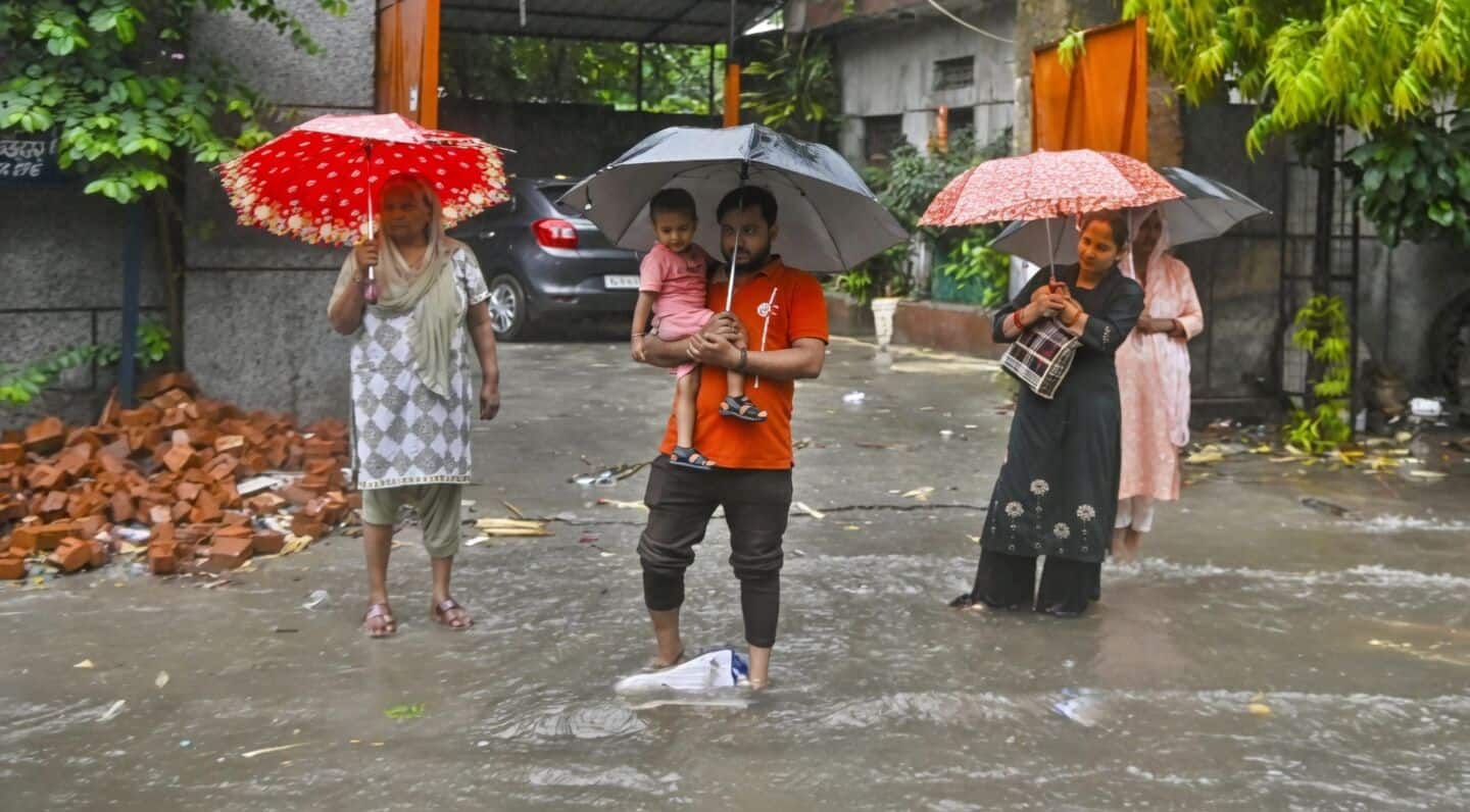Heavy rain drenches Delhi, July total about 226mm