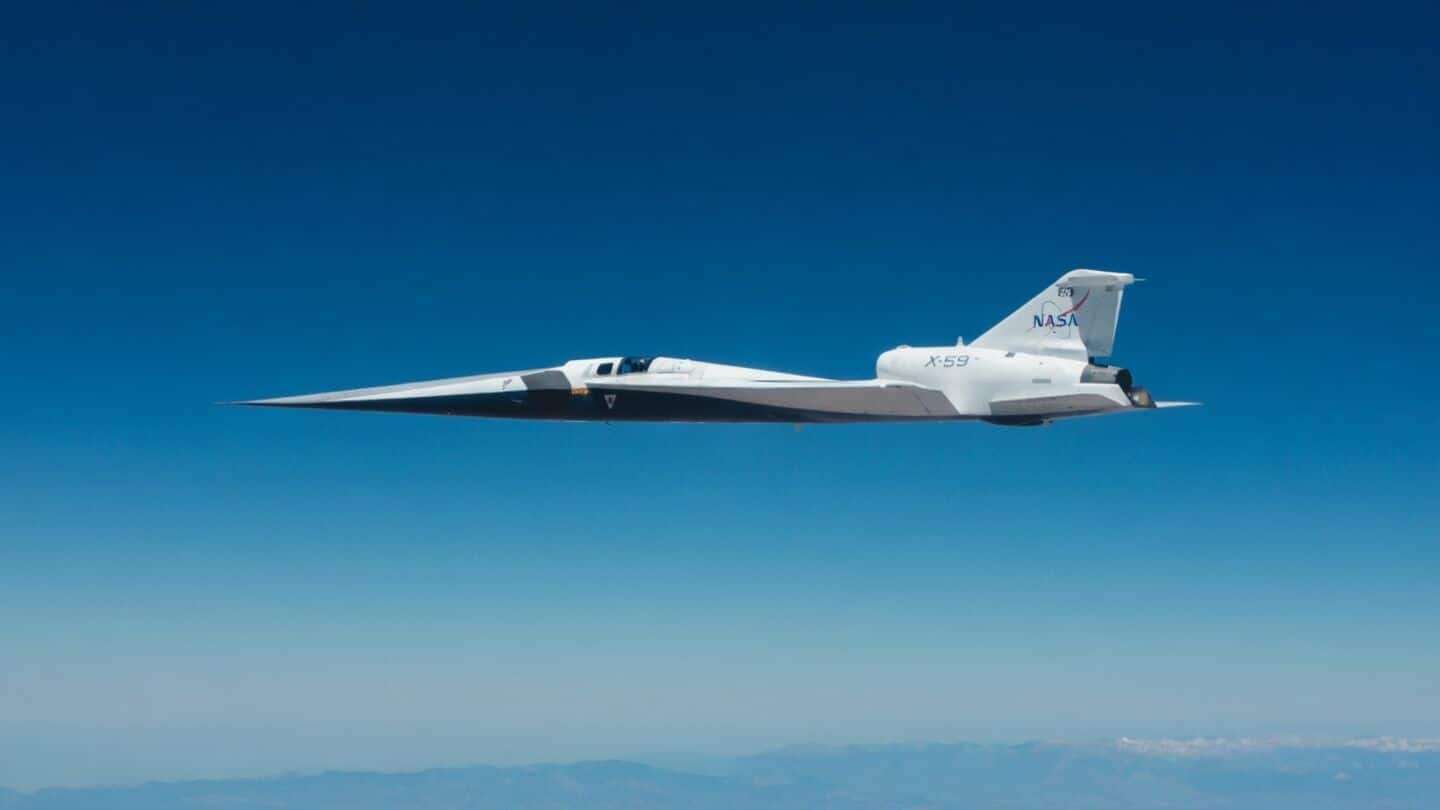 NASA X-59 breaks sound barrier, aims to soften sonic boom