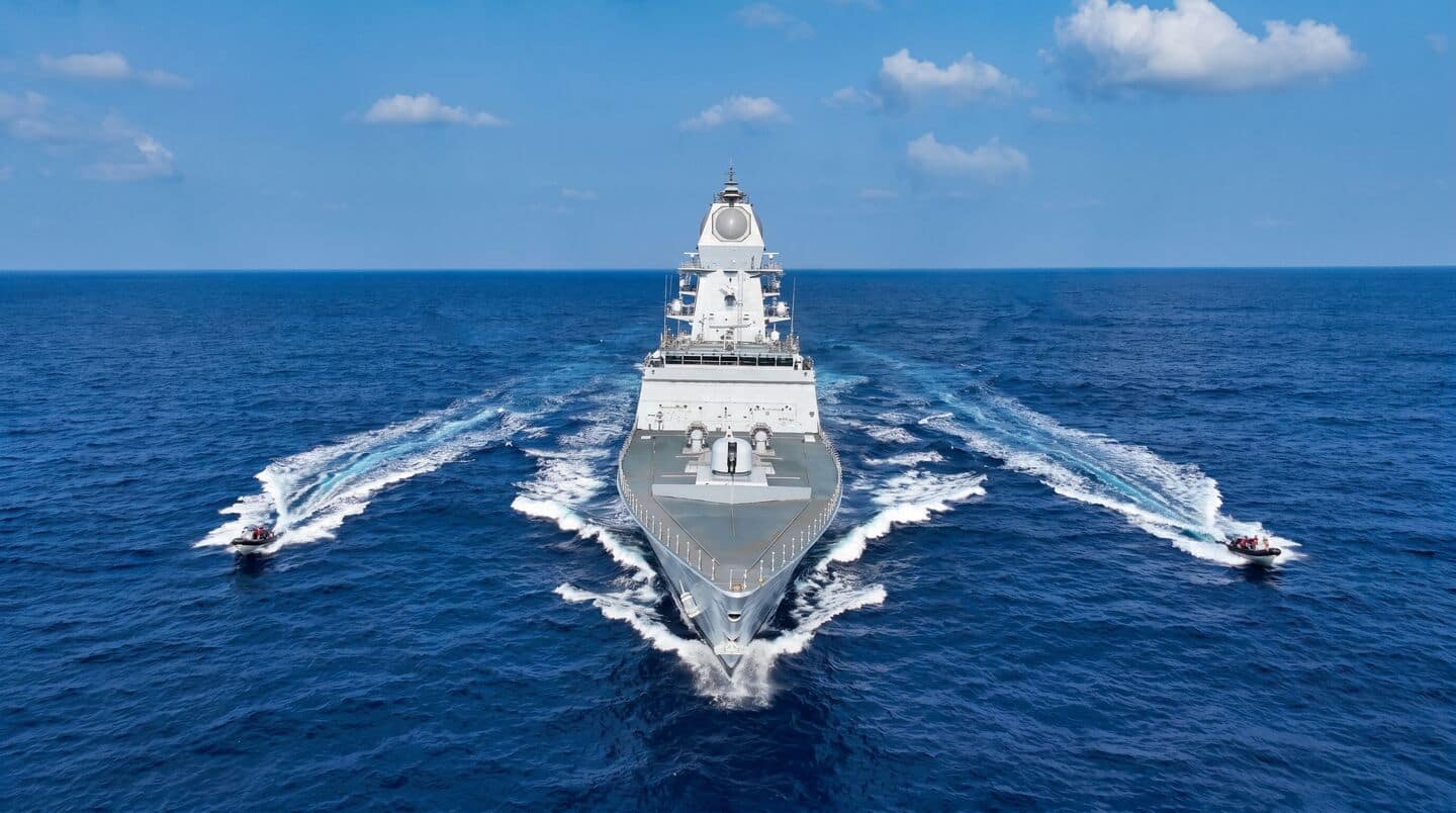 Indian Navy receives 4th Project-17A Nilgiri-class frigate named Mahendragiri
