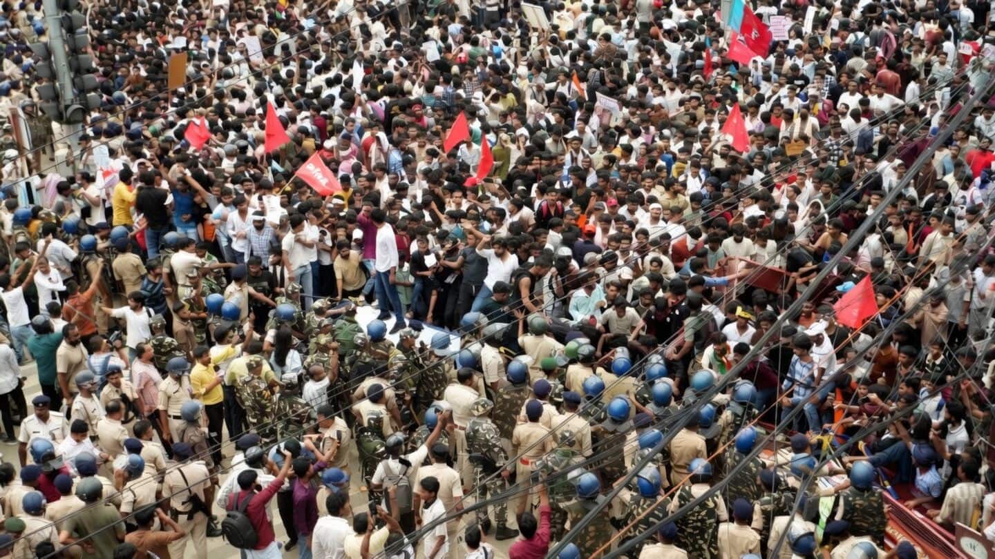 Delhi Police say outsiders turned student protest violent near Parliament