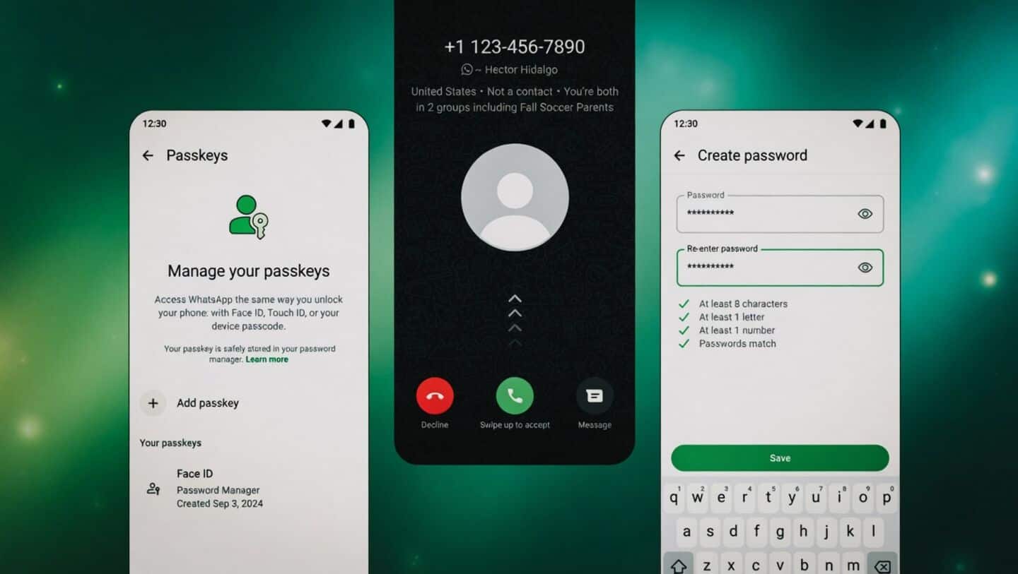 WhatsApp introduces passkeys and stronger 2 step verification today