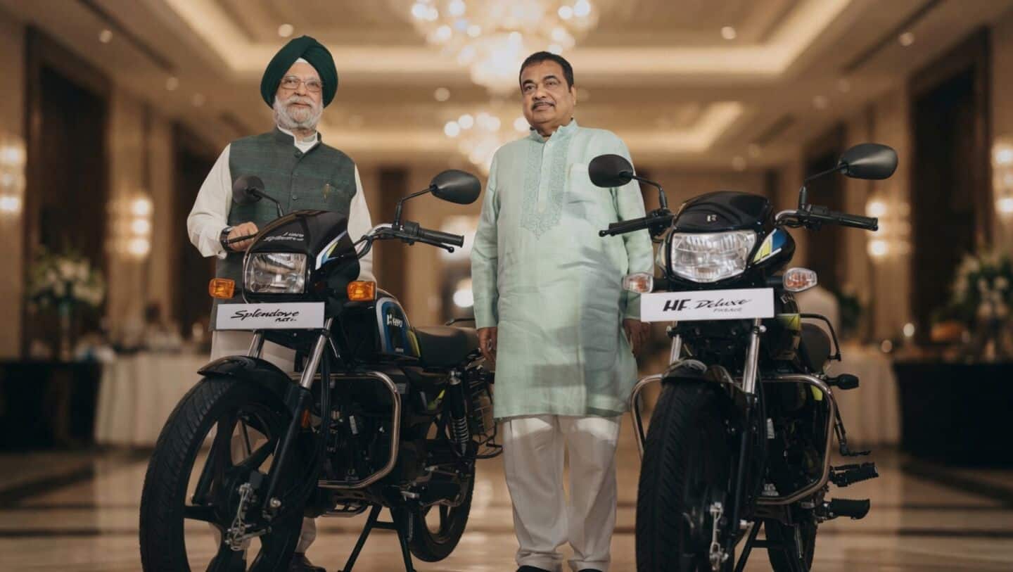 Hero MotoCorp unveils Splendor+ and HF Deluxe Flex Fuel
