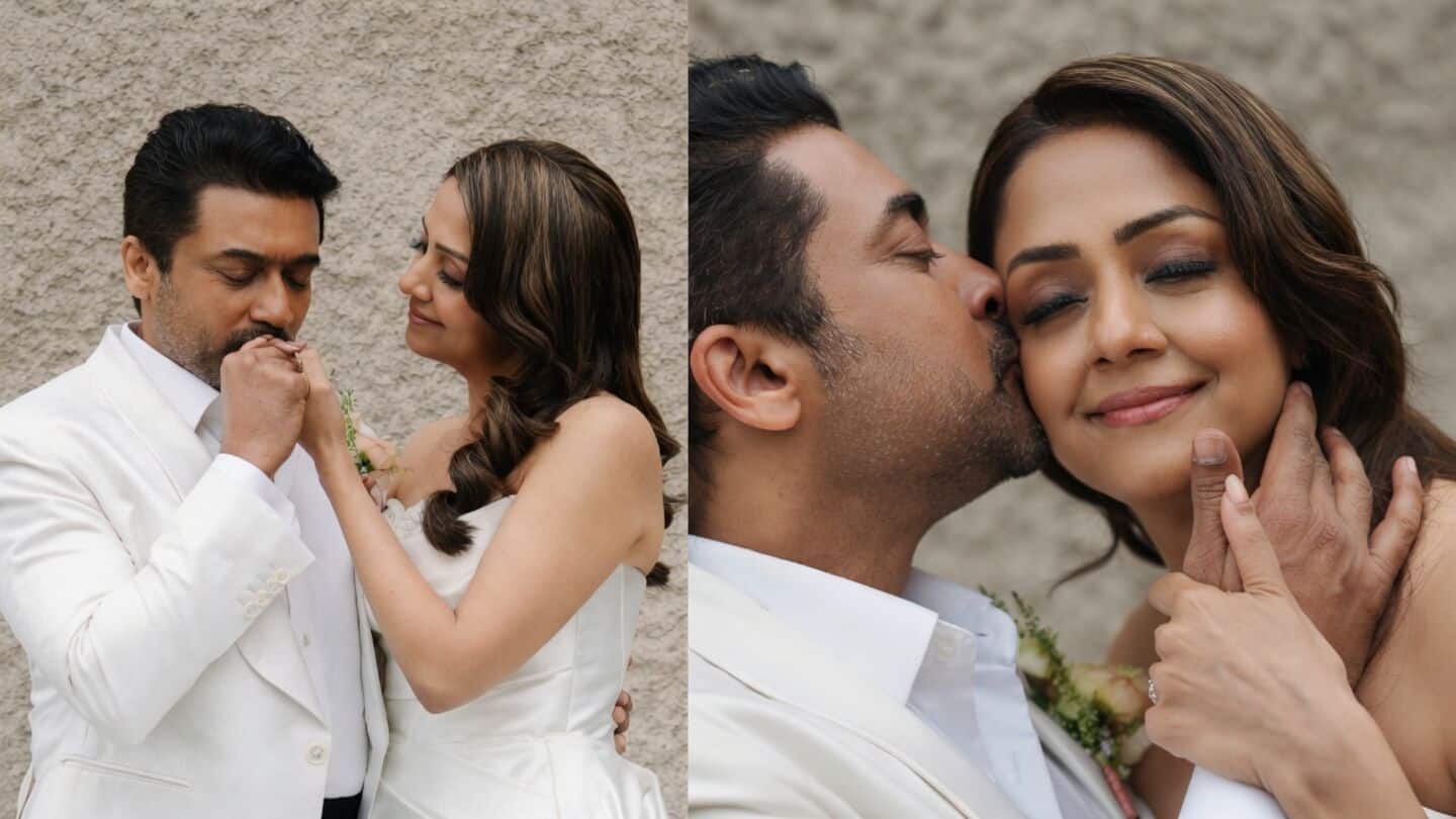 Suriya and Jyotika renew vows with children marking 20 years