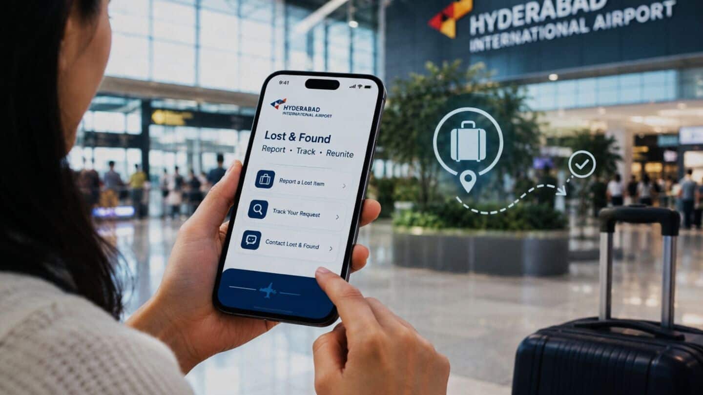 Rajiv Gandhi International Airport launched digital lost and found platform