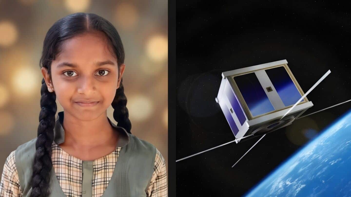 Kandula Jessie, 14, selected for Mission ShakthiSAT all-girl lunar cubesat