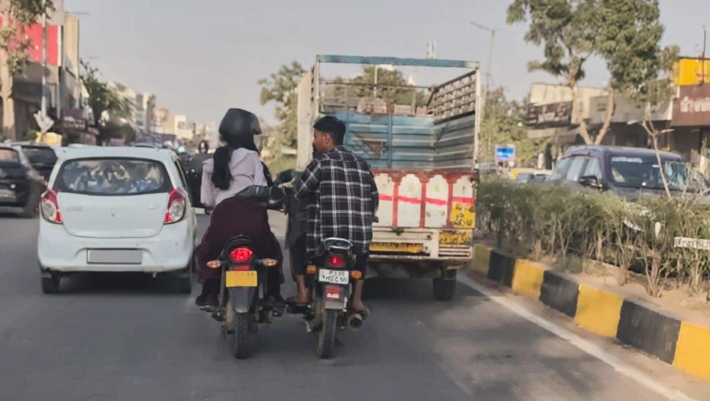 Jaipur video shows men harassing bike taxi passenger in daylight