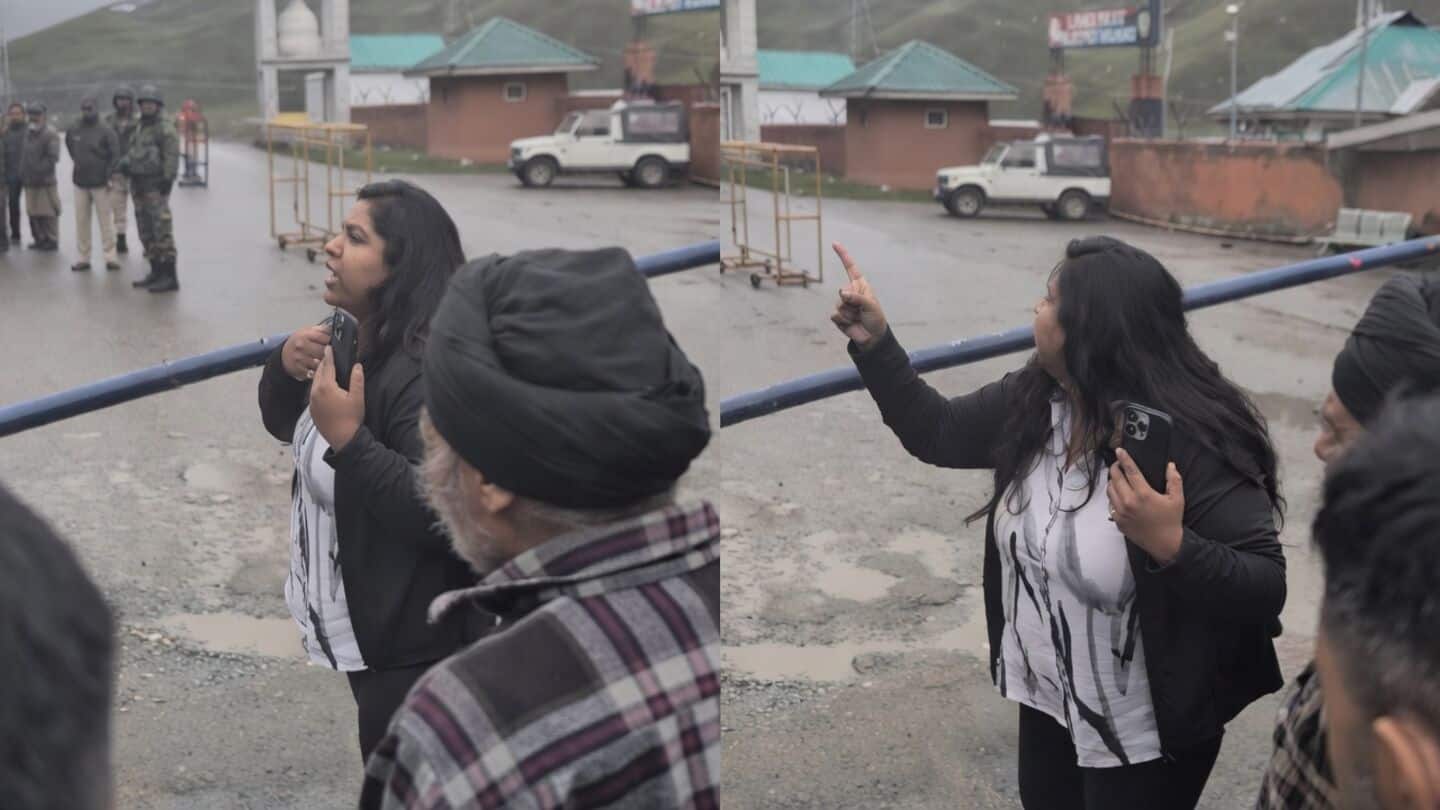 Tourist blocks Kargil convoy during Rajnath Singh visit, sparking backlash